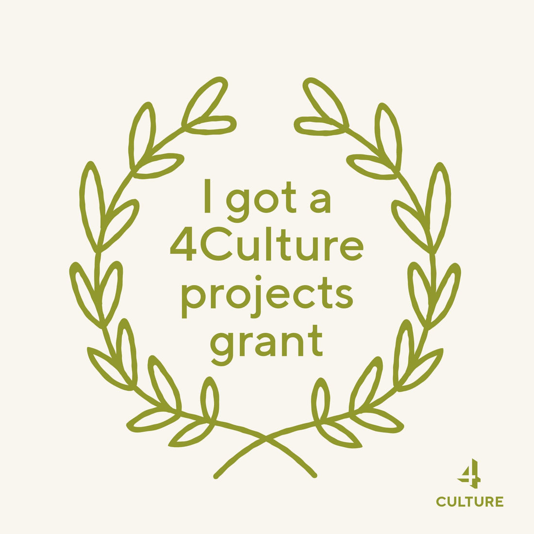 Thank You, 4Culture